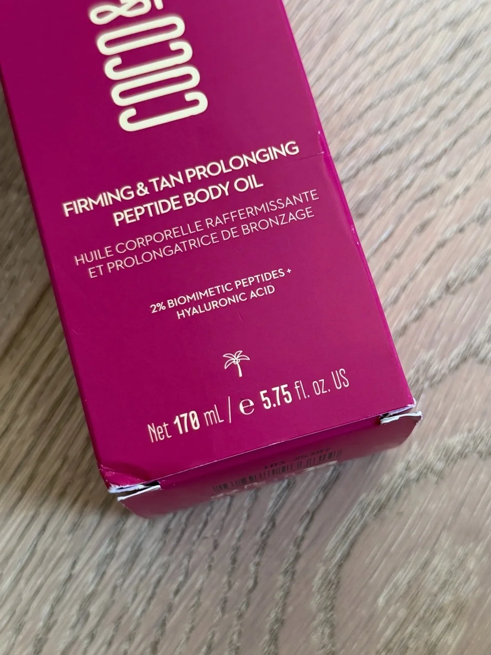 Coco & Eve Firming & Tan Prolonging Peptide Body Oil